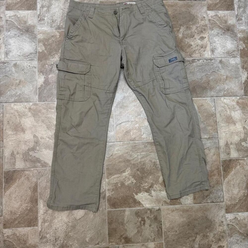 Wrangler Women's Khaki and Green Trousers